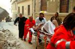 Soccorsi impegnati tra le macerie anche i due morti sordomuti