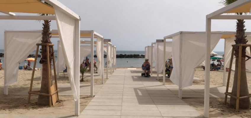 Prolungata l’apertura della spiaggia accessibile di Montesilvano per tutto il mese di settembre