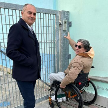 Montesilvano, riparato l’ascensore per disabili nella scuola di via Adda