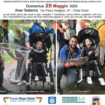 24^ Edizione di “Insieme a Pesca” – domenica 25 maggio 2025 – Area Teaterno (CH)
